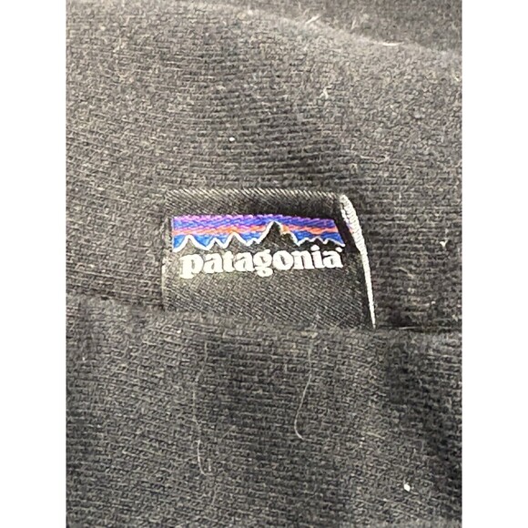 Patagonia Sweatshirt Men Medium Black Pullover Uprisal Graphic Regular Fit Logo - Picture 5 of 5